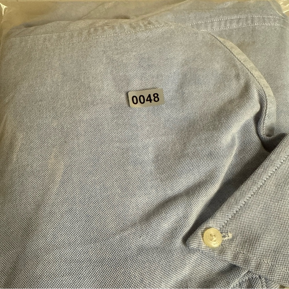 Abercrombie‎ Kids Shirt Blue Long Sleeve Oxford Button Down Large - Picture 7 of 7